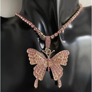 Pink Flutter Necklace